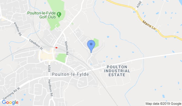 Poulton Karate Academy location Map