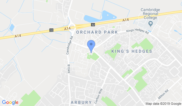 QKD Martial Arts Cambridge location Map