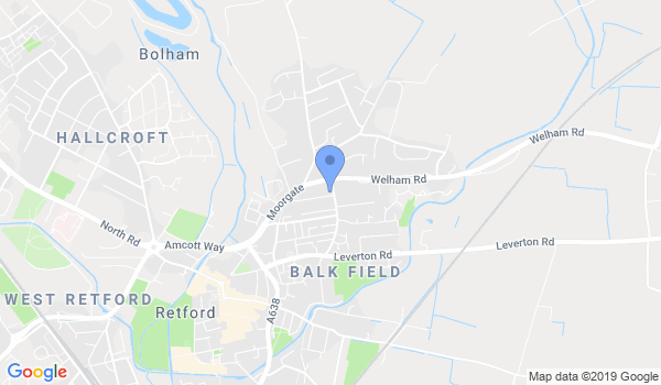 Retford Judo Club location Map