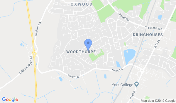 Rokku Ryu Ju Jitsu, Aikido - Woodthorpe Primary School Dojo location Map