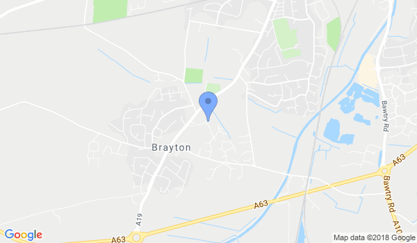 Selby Aikido Club location Map