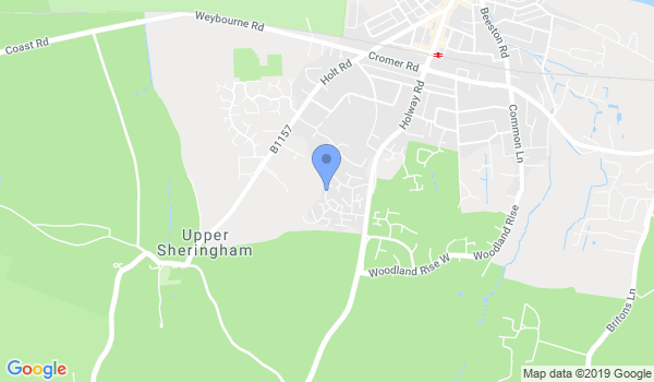 Sheringham Shotokan Karate Club location Map