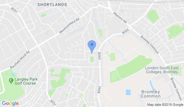 Shohei-Ryu Karate Bromley location Map