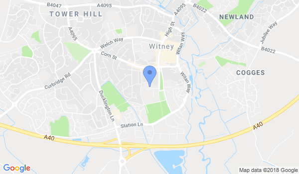 Shotokan karate Witney location Map
