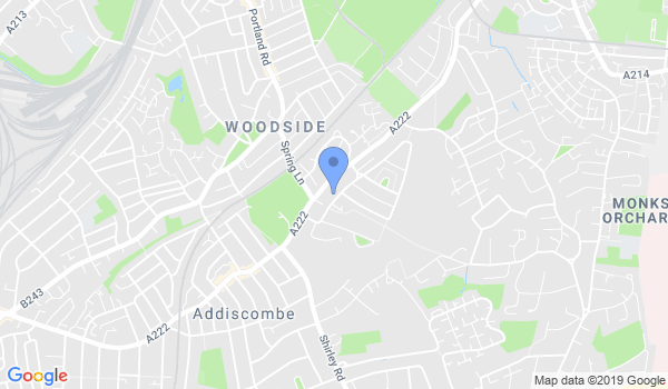South Norwood Jitsu Club location Map