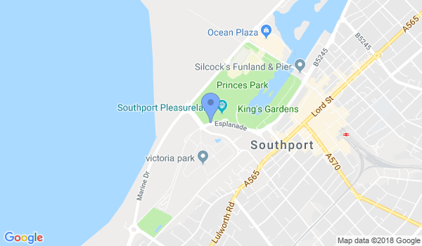 Southport Aikido Club location Map