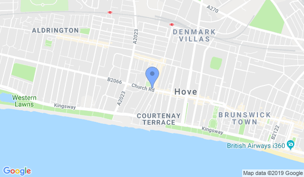 Sussex Sport Aikido Club location Map