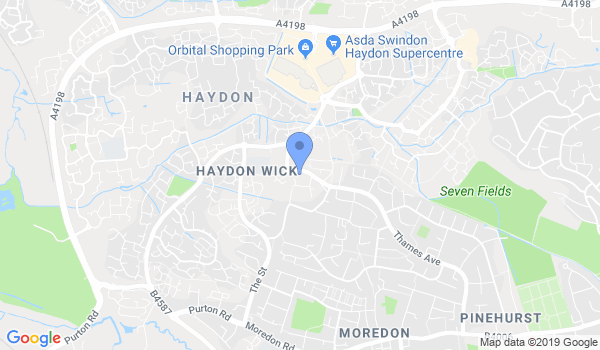 Swindon Aiuchi Jiu Jitsu location Map