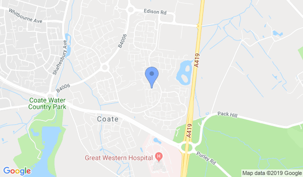 Swindon Martial Arts location Map