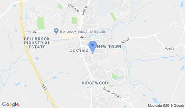 Sama Uckfield Karate  & kickboxing Club location Map
