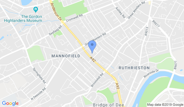 Ultimate Judo Mannofield location Map