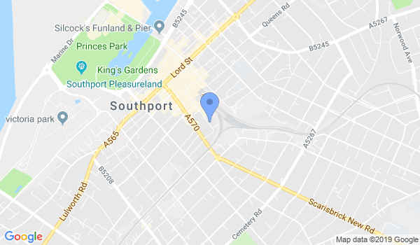 Unite southport location Map