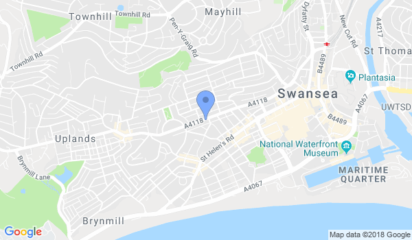 WTBA Chinese Boxing School, Swansea location Map