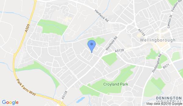 Wellingborough Taekwondo location Map