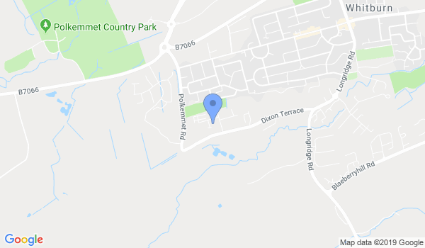 Whitburn Martial Arts Centre location Map