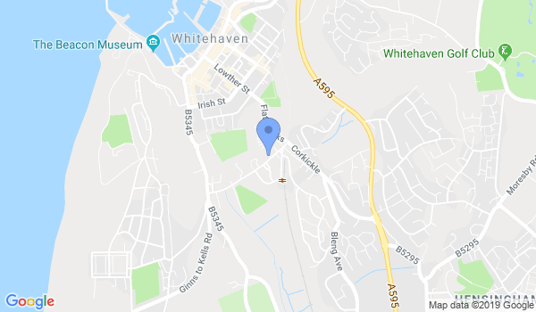 Whitehaven Judo Club location Map