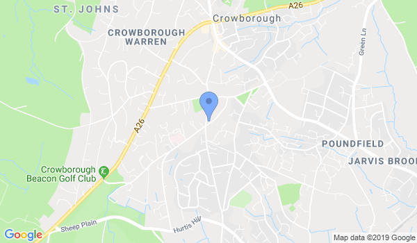 WingChun Crowborough location Map