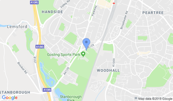 Wing Chun International - Welwyn Garden City location Map