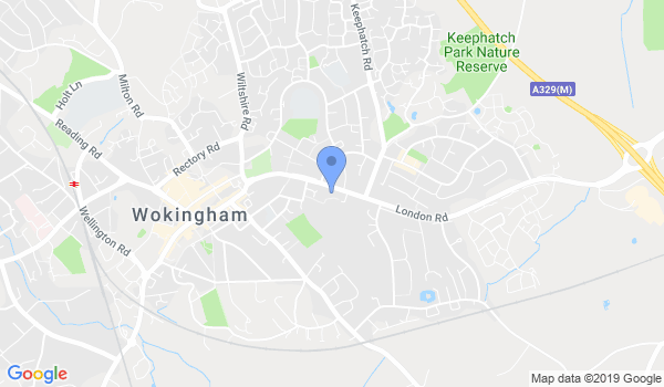Wokingham Taekwondo location Map