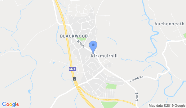XS Taekwondo Blackwood and Kirkmuirhill location Map
