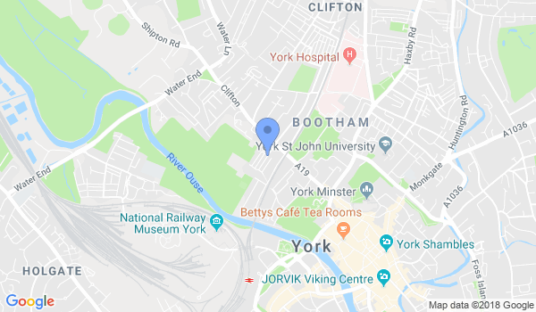 York Jitsu Club location Map