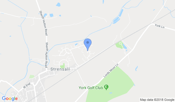York Karate Club location Map