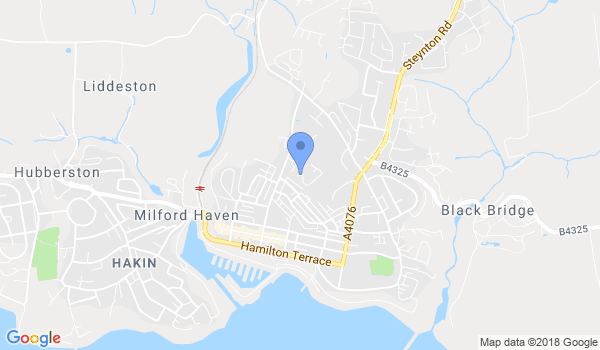 milford haven karate club location Map