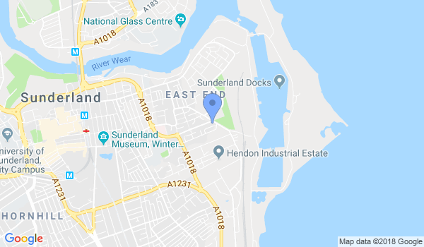 Sunderland Thai Boxing location Map