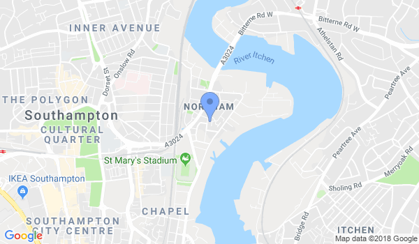 Wing Chun International Southampton location Map