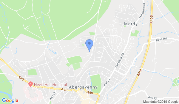 Abergavenny SKC location Map