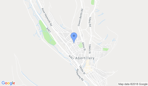 Abertillery Aikido Dojo location Map
