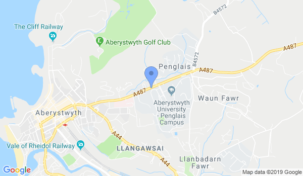 Aberystwyth University Tae Kwon Do (TAGB) location Map