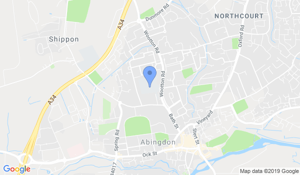Abingdon and Didcot Shotokan Karate Club location Map