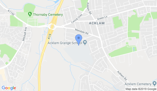 Acorn Karate Club location Map