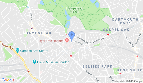 Aikido Alive London location Map