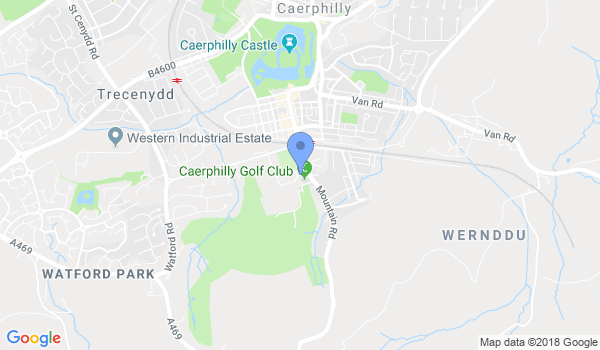 Aikido of Caerphilly location Map