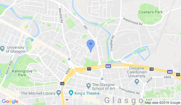 Aikido Yuishinkai Glasgow location Map
