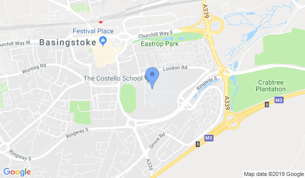 Aiuchi Jiu Jitsu Basingstoke location Map