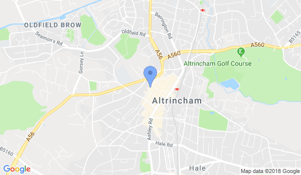 Altrincham Martial Arts Club location Map