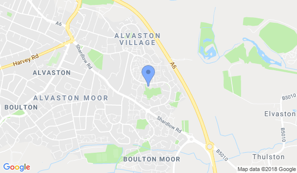 Alvaston Derby Tetsudo Club location Map