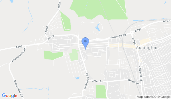 Ashington  Karate Club location Map