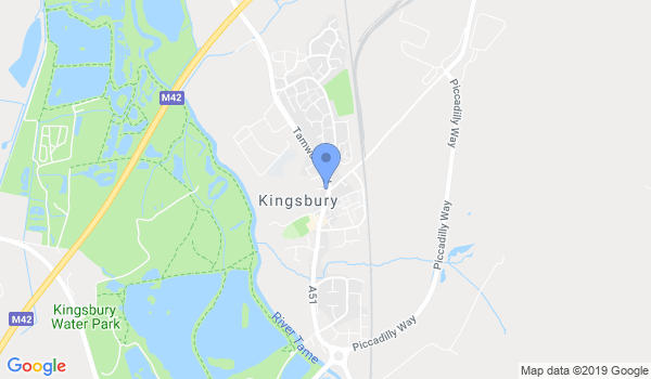 Atherstone Karate Club location Map