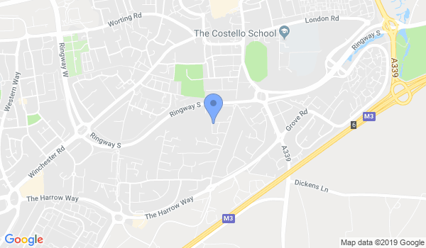 Brazilian Jiu Jitsu Basingstoke location Map