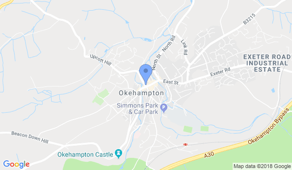 BOP Tae Kwon-Do Okehampton location Map