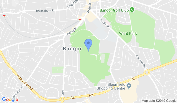 Bangor Jujitsu Club location Map