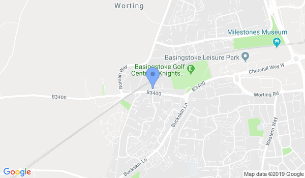 Basingstoke Brazilian Jiu Jitsu location Map