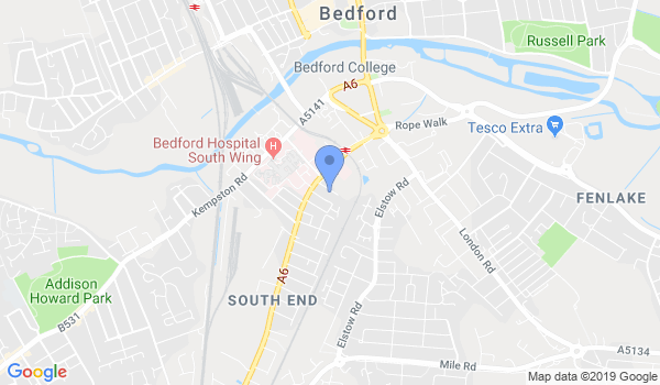 Bedfordshire Wing Chun Kuen Bwck location Map