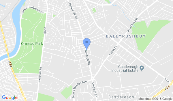 Belfast Shodokan Aikido (SAF) location Map