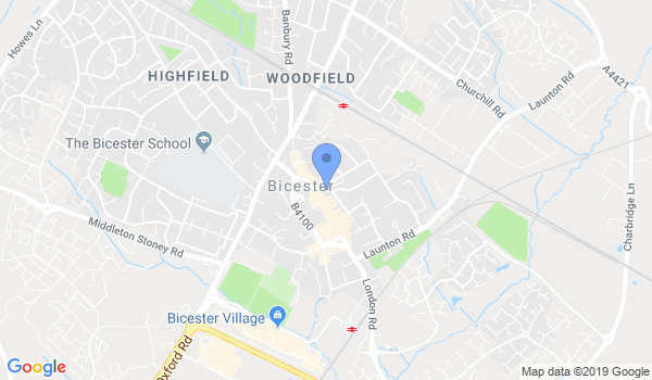 Bicester Karate Club location Map