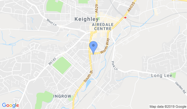 Bingley and Keighley Aikido Clubs location Map
